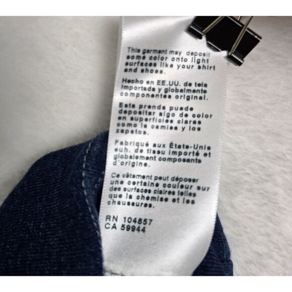 AG Adriano Goldschmied Tank Top Women’s Navy Small Cotton Stretch - Picture 8 of 9